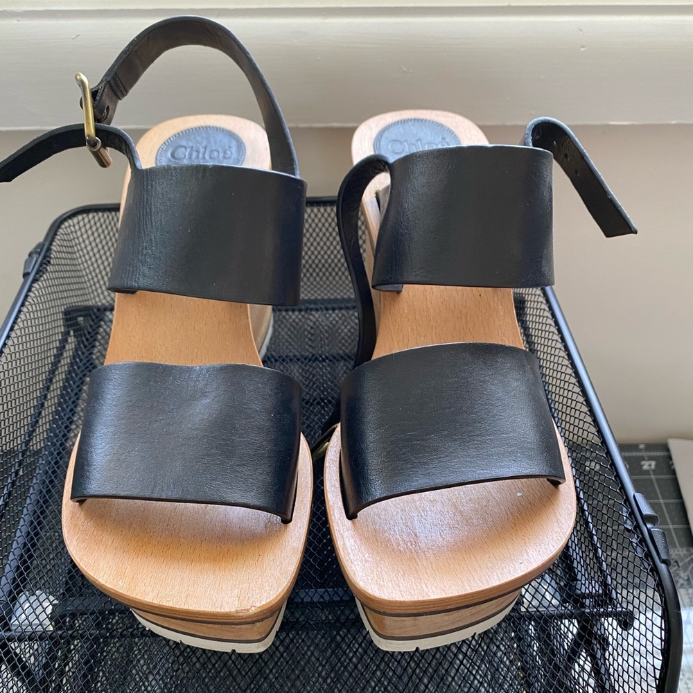 Chloe wedge sandals